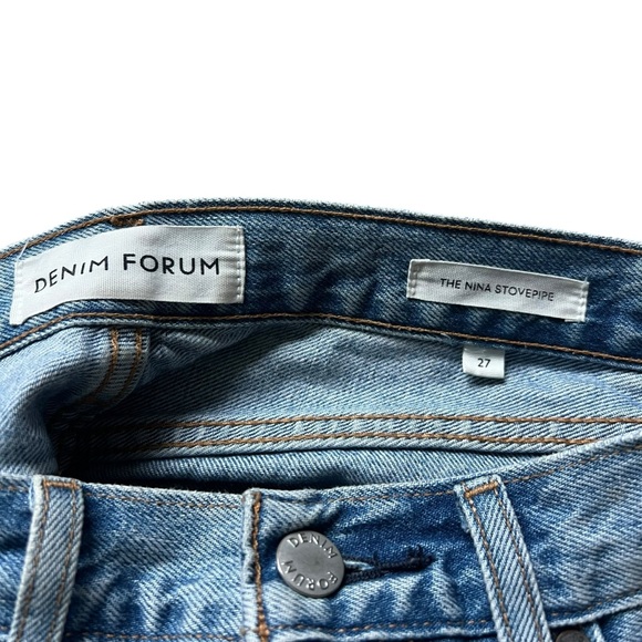 Denim forum The Nina Stovepipe High Rise Size 27 - Picture 7 of 12